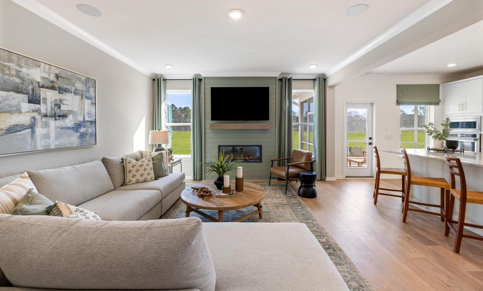 Furnished interior view inside a new home in The Oaks, Goose Creek (Image 21).