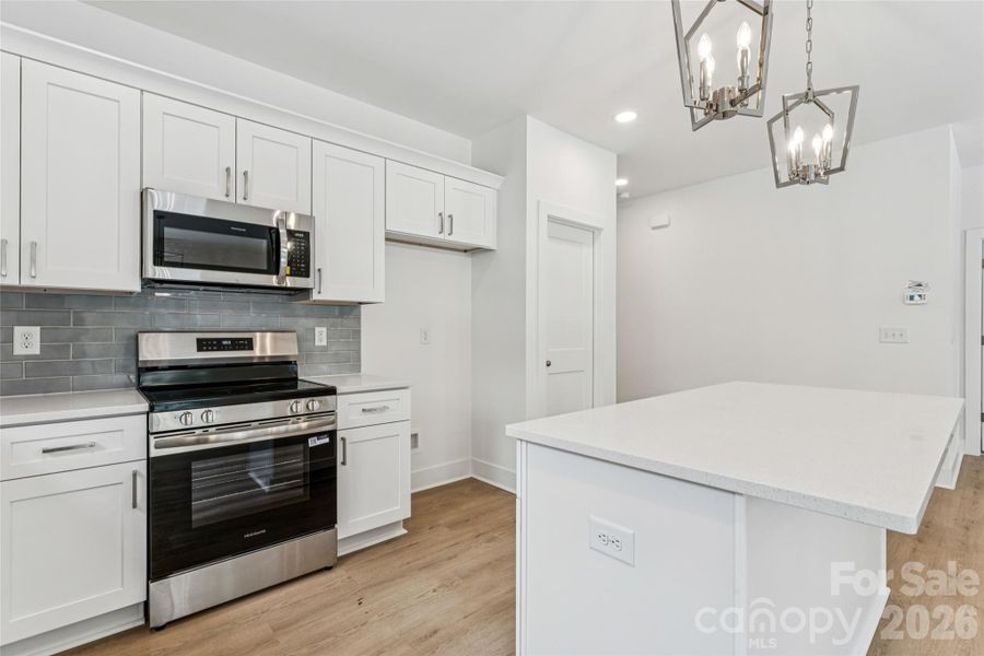 Furnished interior view inside a new home in , Statesville (Image 6).