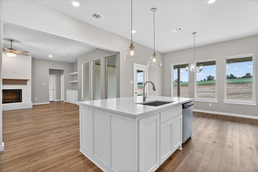 Furnished interior view inside a new home in Terra Vista Estates, Springtown (Image 36).