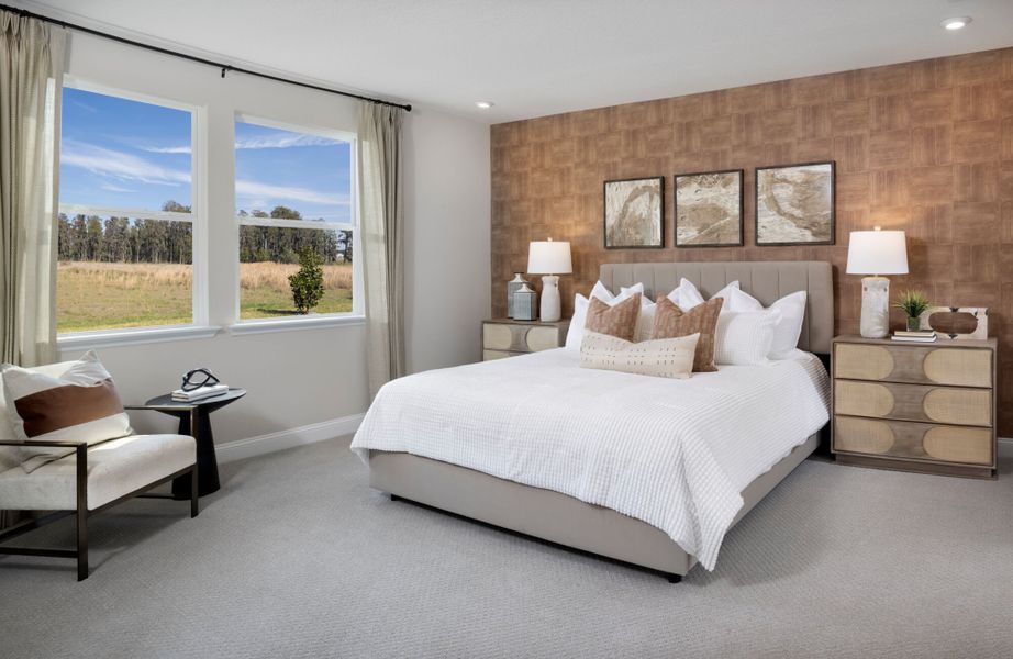 Representative furnished interior of a home built from the Hawkin by Mattamy Homes in Lakes at Bella Lago, Green Cove Springs (Image 11).