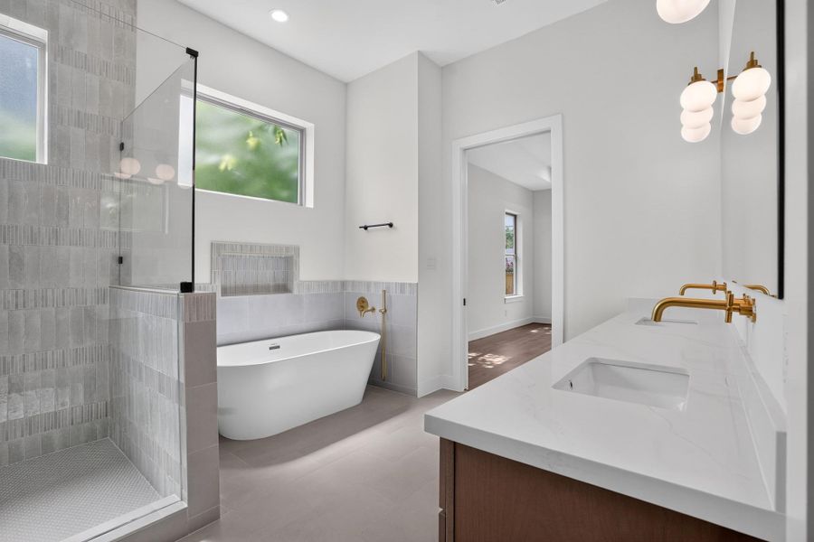 Furnished interior view inside a new home in , Houston (Image 15).