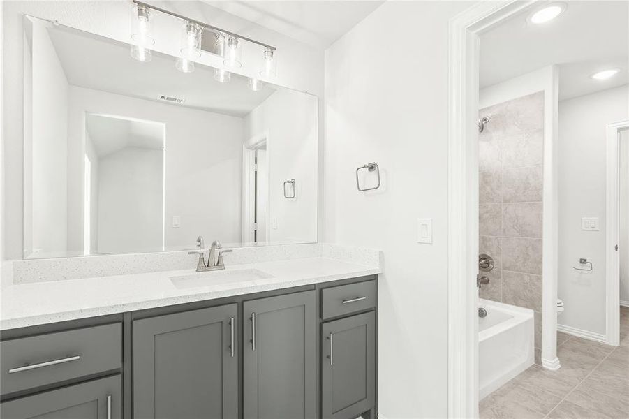 Furnished interior view inside a new home in Liberty, Melissa (Image 11). Furnished interior view inside a new home in Liberty, Melissa (Image 11).