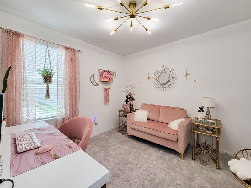 Furnished interior view inside a new home in Tavola, New Caney (Image 36).