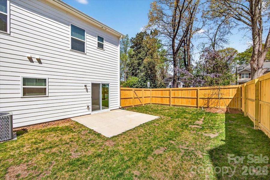 Exterior details and patio area of a home in , Charlotte (Image 26). Exterior details and patio area of a home in , Charlotte (Image 26).