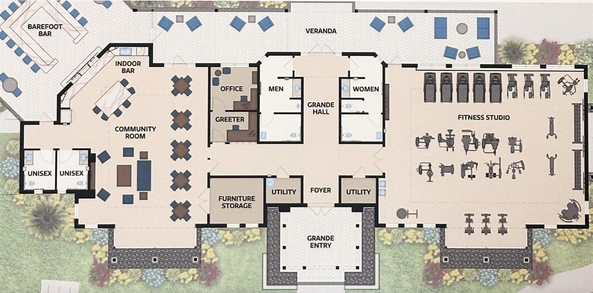 Clubhouse Floor plan Clubhouse Floor plan