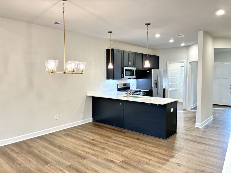 Furnished interior view inside a new home in Reidville Town Center, Reidville (Image 6).