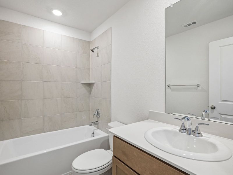 Furnished interior view inside a new home in Travena - Americana Collection, Georgetown (Image 6).