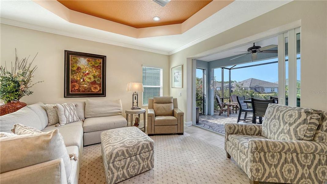 Furnished interior view inside a new home in , Sarasota (Image 4).