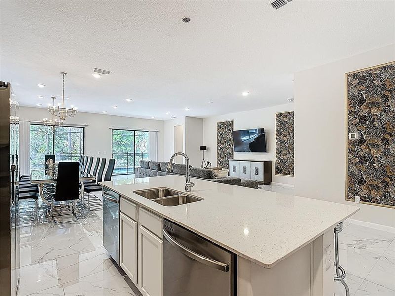 Furnished interior view inside a new home in , Davenport (Image 17).
