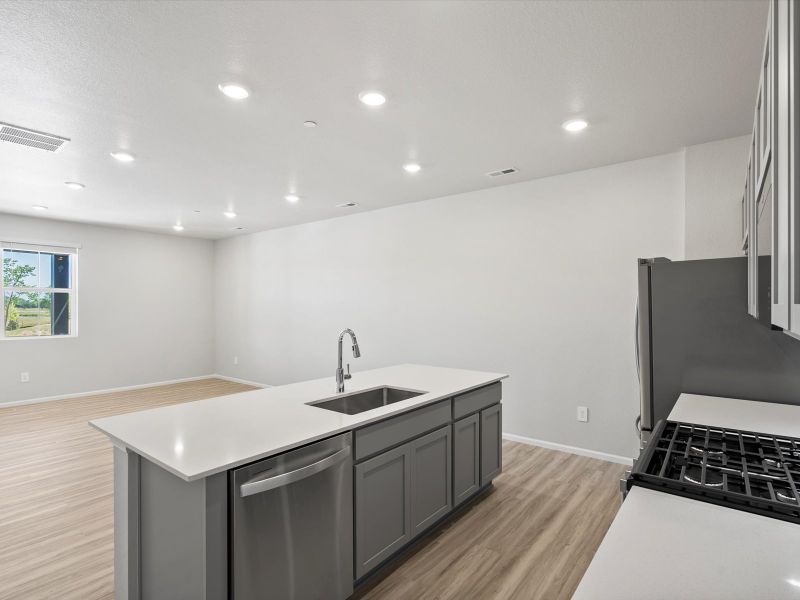 Furnished interior view inside a new home in Poudre Heights: The Meadow Collection, Windsor (Image 4).