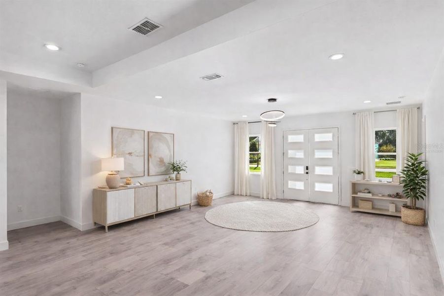 Furnished interior view inside a new home in , Leesburg (Image 11).