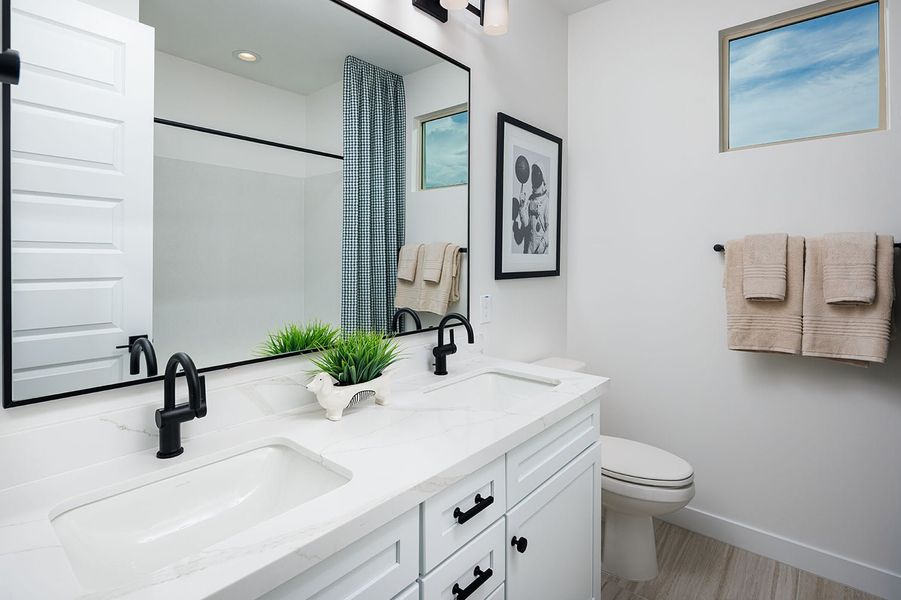 Representative furnished interior of a home built from the Victory by Taylor Morrison in Saddleback, Peoria (Image 19).