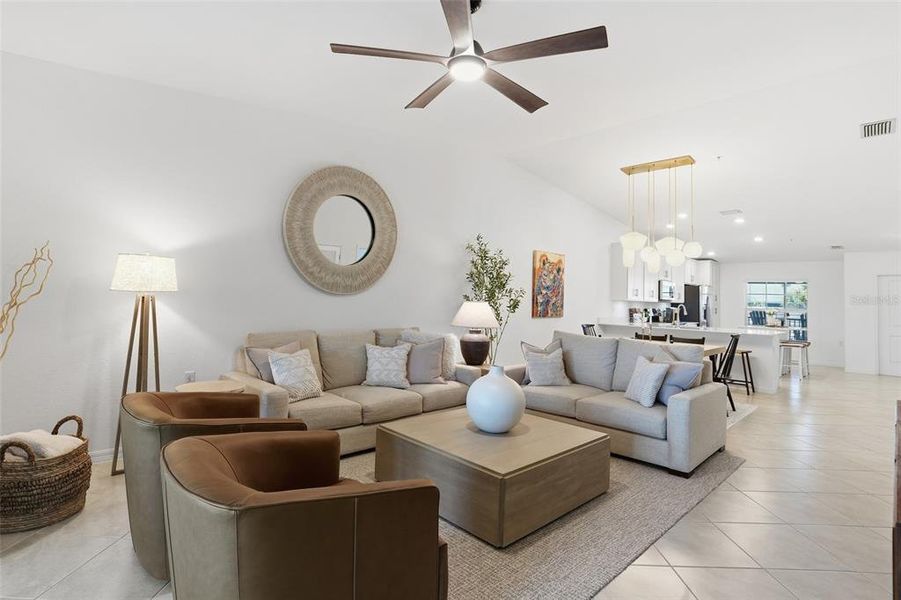 Furnished interior view inside a new home in , Punta Gorda (Image 13).