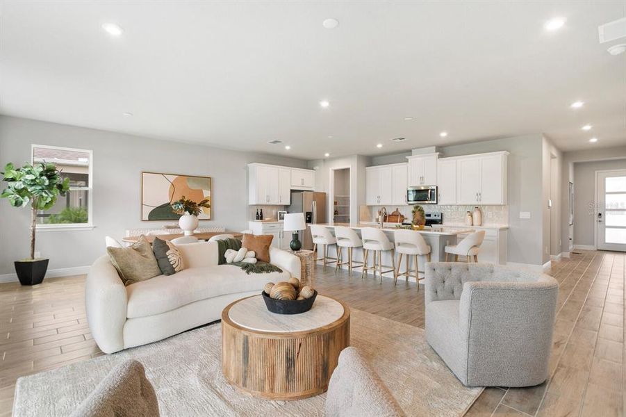 Furnished interior view inside a new home in Windwater, Parrish (Image 5).