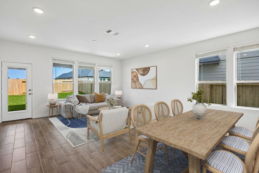 Furnished interior view inside a new home in Montgomery Bend, Montgomery (Image 15).