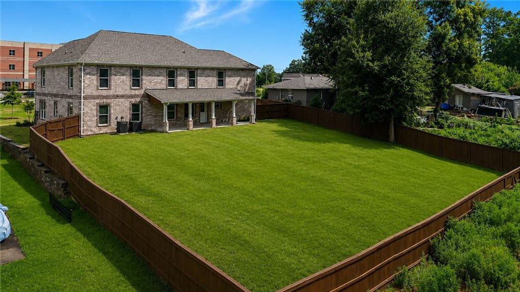 Exterior details and patio area of a home in , Norcross (Image 27). Exterior details and patio area of a home in , Norcross (Image 27).