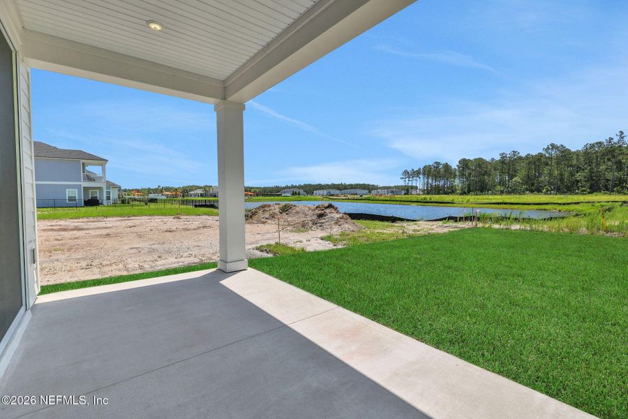 Exterior details and patio area of a home in Brook Forest, St. Augustine (Image 30).