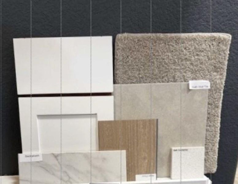 Sample of building materials used in homes in Hunters Crossing, Sealy (Image 13).