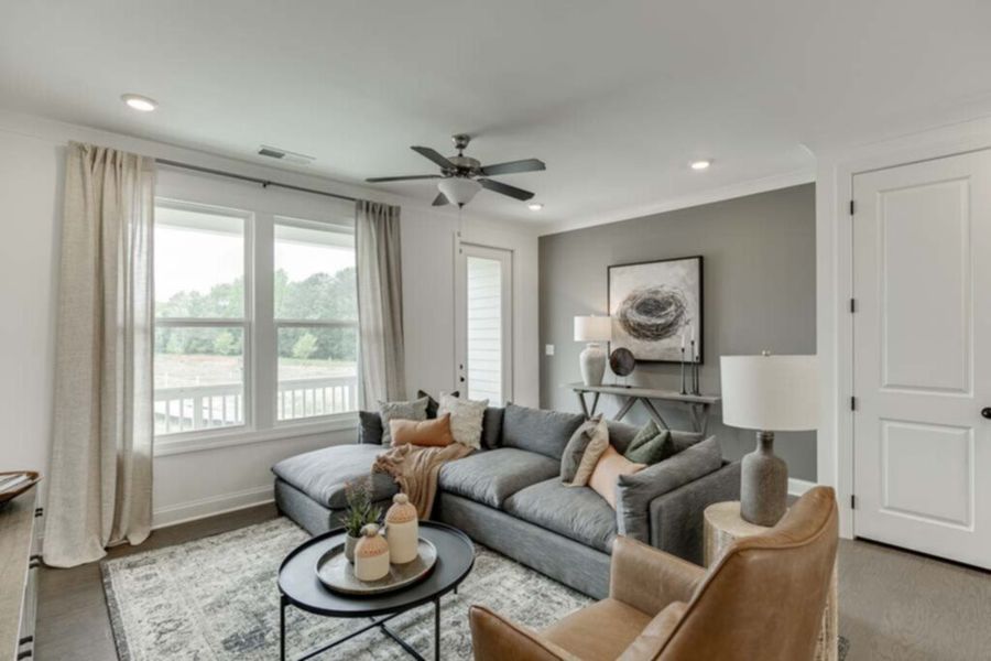 Representative furnished interior of a home built from the Archer by Ashton Woods in Reverie on Cumberland, Atlanta (Image 21).
