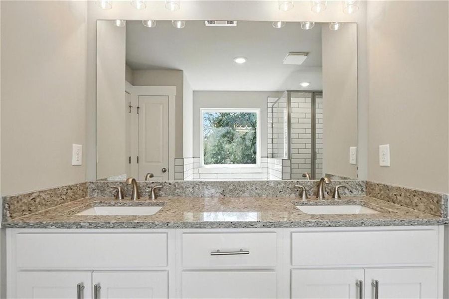 Furnished interior view inside a new home in Traditions of Braselton, Jefferson (Image 4).
