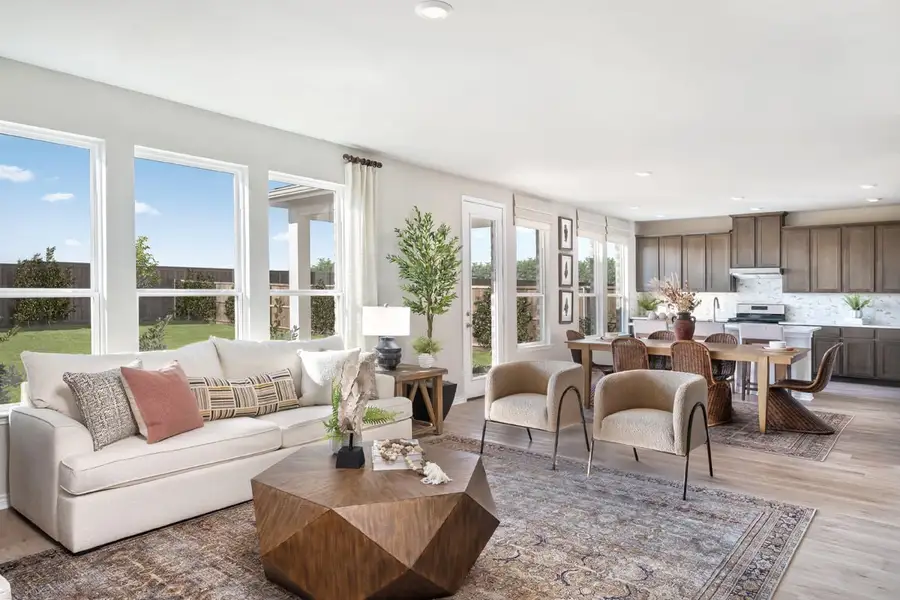 Furnished interior view inside a new home in The Preserve, Justin (Image 5). Furnished interior view inside a new home in The Preserve, Justin (Image 5).