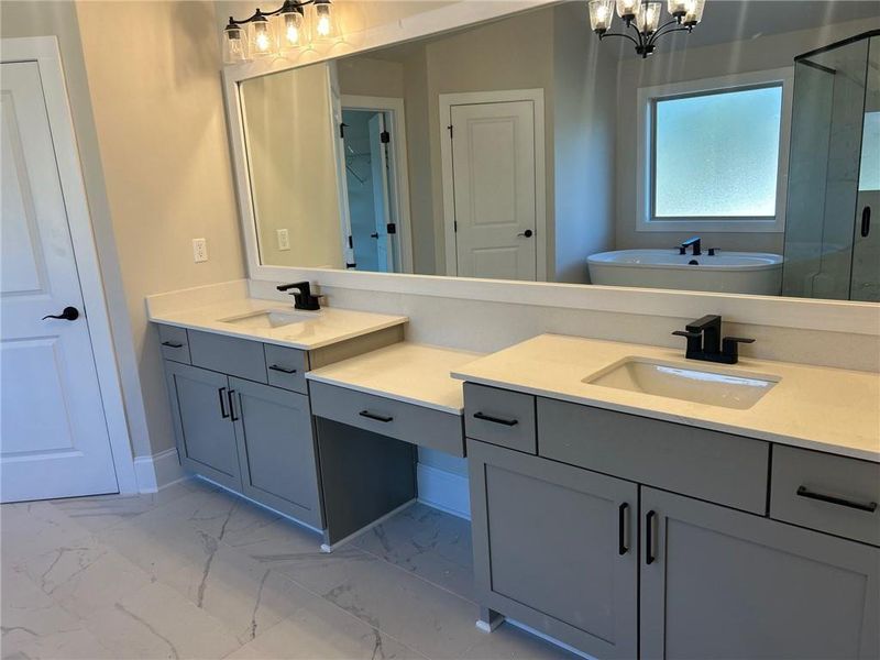 Furnished interior view inside a new home in , Cumming (Image 4).