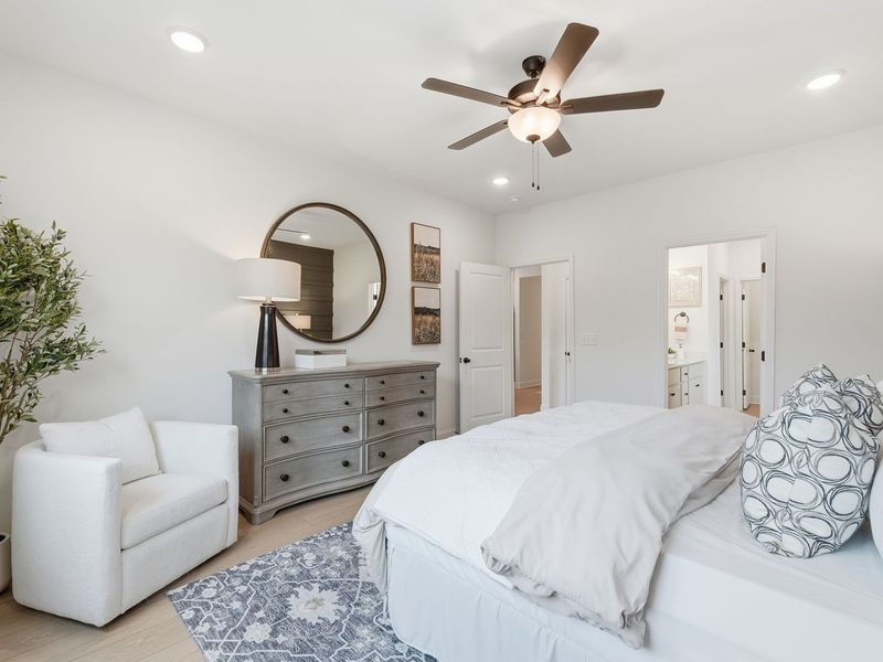 Representative furnished interior of a home built from the The Laurel J by Davidson Homes LLC in Bailey Park, Fayetteville (Image 36).