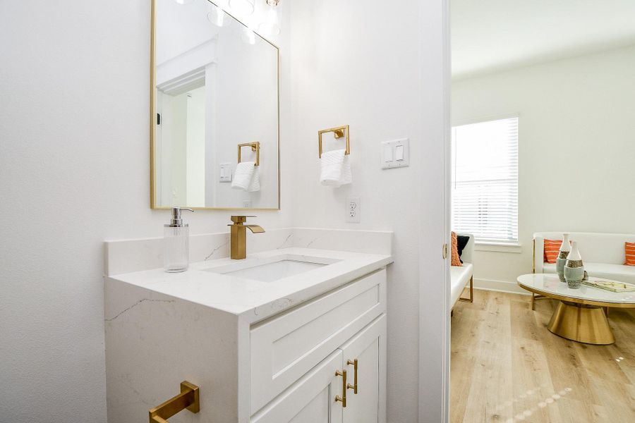 Furnished interior view inside a new home in , Houston (Image 12).