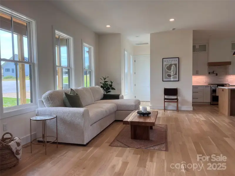 Furnished interior view inside a new home in , Asheville (Image 5). Furnished interior view inside a new home in , Asheville (Image 5).
