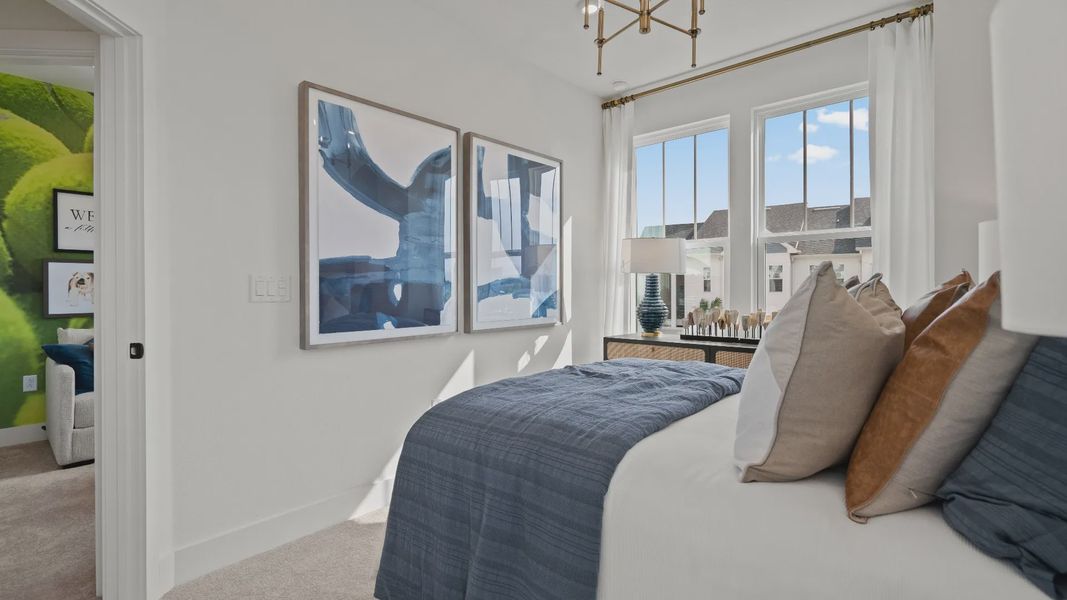 Representative furnished interior of a home built from the Lantana by DRB Homes in Parkview at Hamlin, Winter Garden (Image 44).