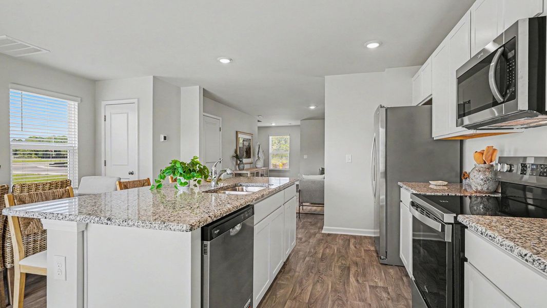 Furnished interior view inside a new home in Fox Run, Supply (Image 5).