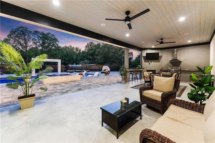Exterior details and patio area of a home in , Lawrenceville (Image 47).