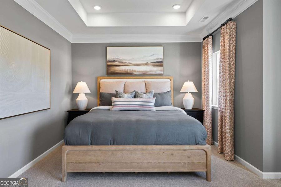 Furnished interior view inside a new home in Stonebridge North, Macon (Image 29).