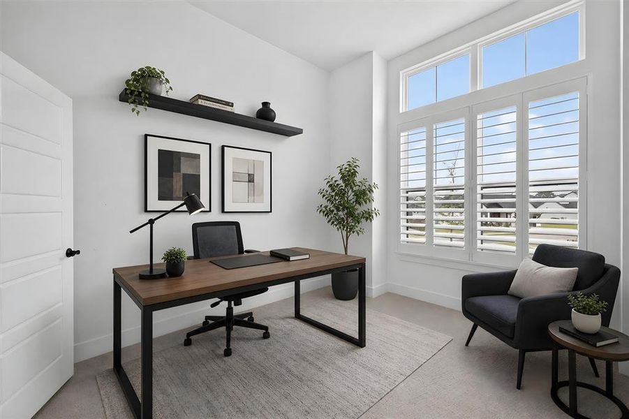 Furnished interior view inside a new home in Talon Hills, Fort Worth (Image 35).
