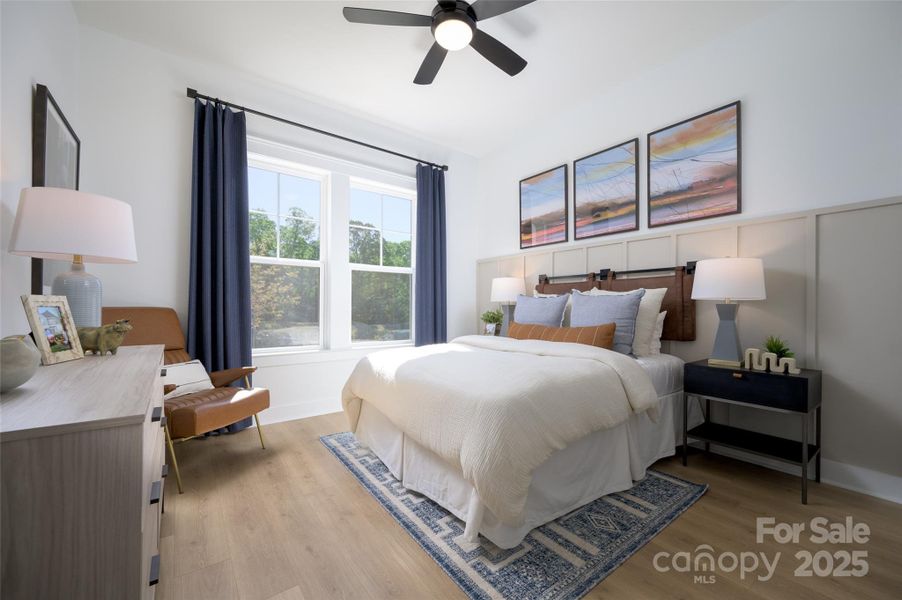 Furnished interior view inside a new home in North Creek Village, Huntersville (Image 14).