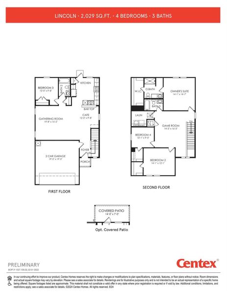 2D floor plan layout of this home in Decker Farms, Magnolia, TX (Image 3). 2D floor plan layout of this home in Decker Farms, Magnolia, TX (Image 3).