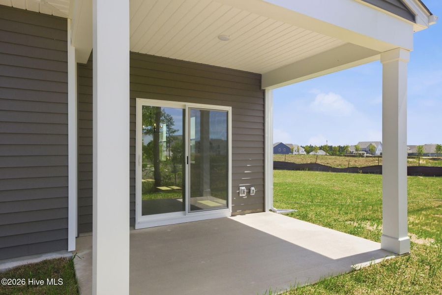 Exterior details and patio area of a home in Sandy Springs, Aberdeen (Image 19).