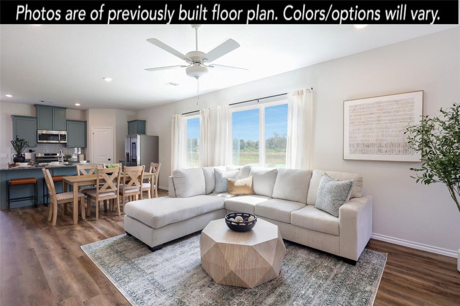 Furnished interior view inside a new home in The Enclave at Spring Branch, Montgomery (Image 24).