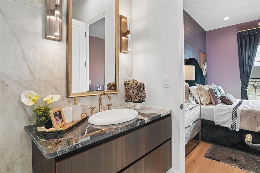 Furnished interior view inside a new home in , Southlake (Image 21).