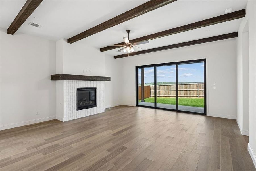 Spacious, unfurnished interior of a new home in Country Lakes, Denton (Image 15). Spacious, unfurnished interior of a new home in Country Lakes, Denton (Image 15).