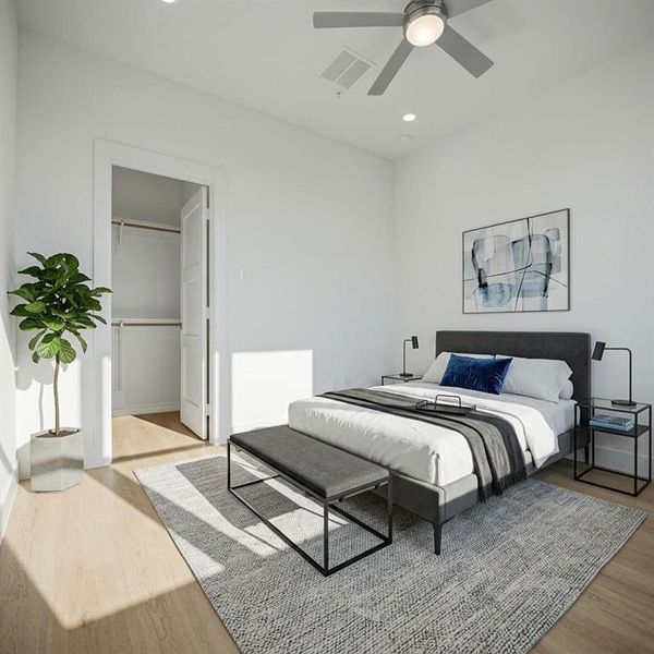 Furnished interior view inside a new home in , Farmers Branch (Image 12).