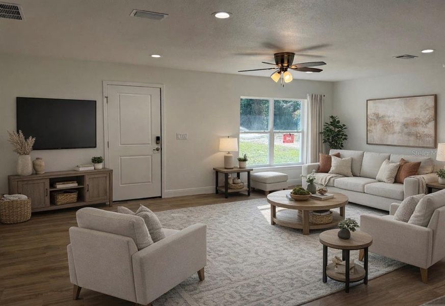 Furnished interior view inside a new home in , Summerfield (Image 5).