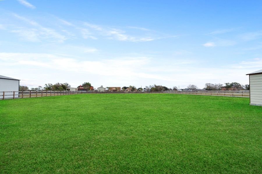 Exterior details and patio area of a home in , Needville (Image 29). Exterior details and patio area of a home in , Needville (Image 29).