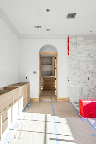 In-progress construction of a new home in , Dallas, TX (Image 31).