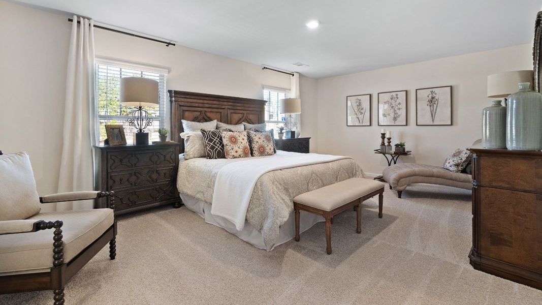 Representative furnished interior of a home built from the GALEN by D.R. Horton in Hamptons at Riverwood South, Dallas (Image 14).