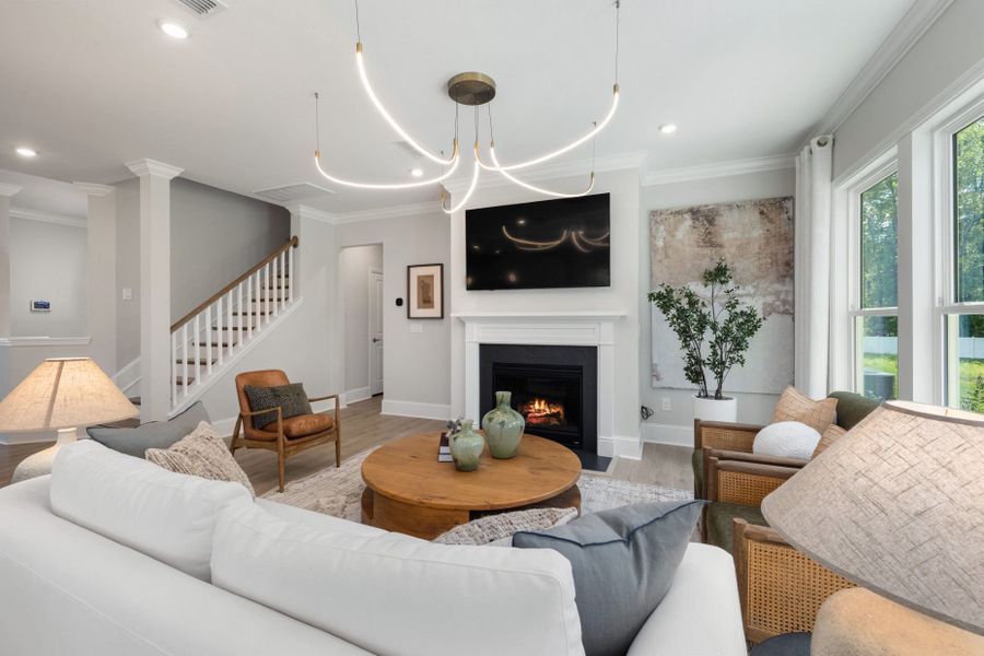 Representative furnished interior of a home built from the Continental by Pulte Homes in Mailman Post, Knightdale (Image 44).