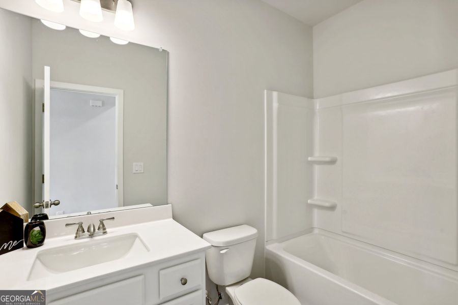 Furnished interior view inside a new home in Rosewood Lake Estates, Hoschton (Image 7).