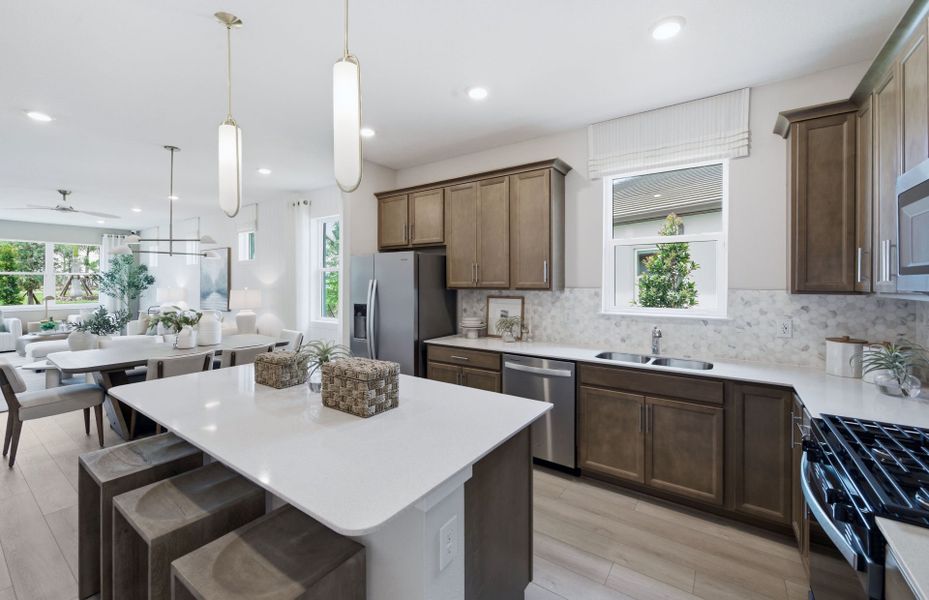 Representative furnished interior of a home built from the Contour by Del Webb in Del Webb Explore North River Ranch, Parrish (Image 5).