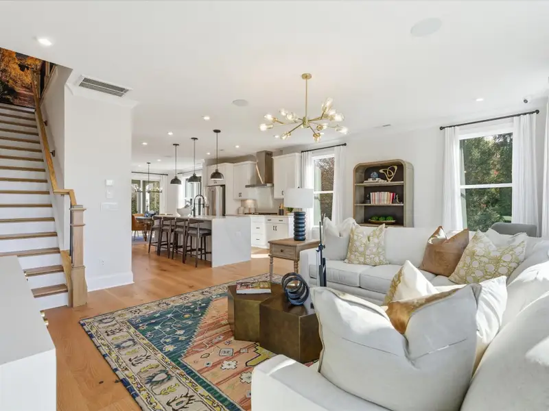 Furnished interior view inside a new home in Ross Farms, Charlotte (Image 4).