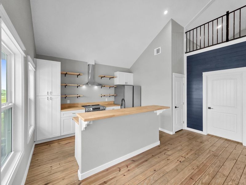 Furnished interior view inside a new home in , Crystal Beach (Image 6).
